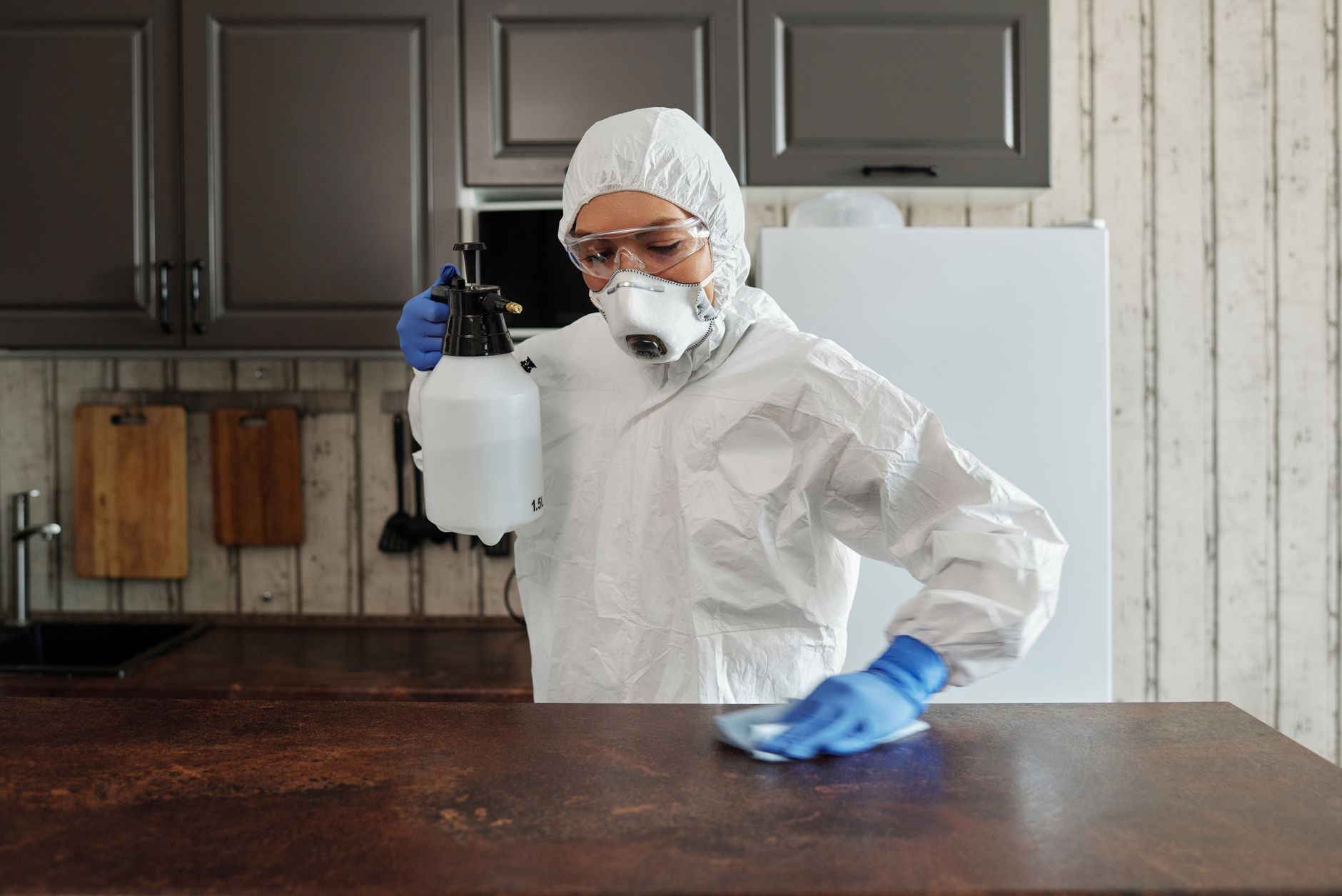 The cleaning team